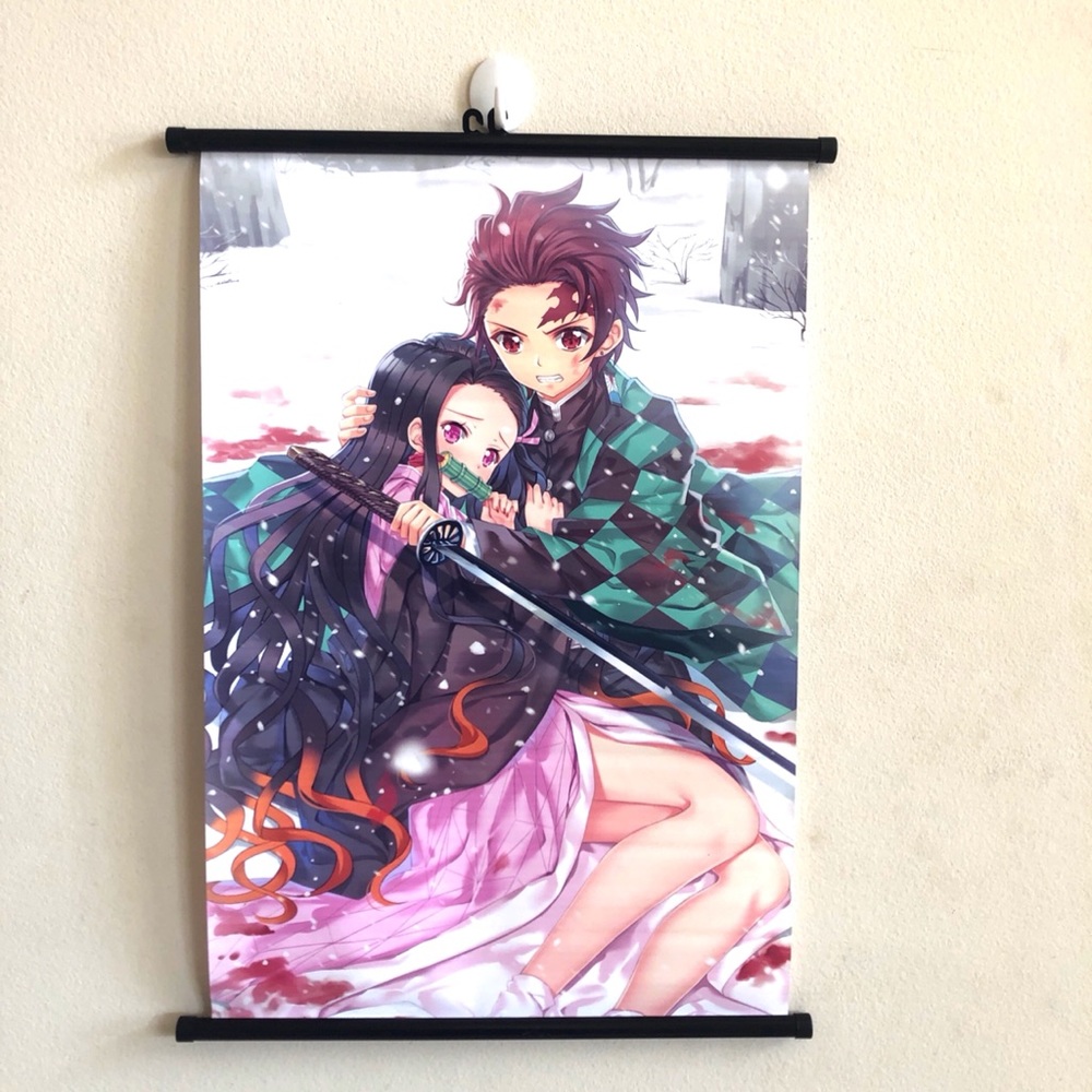 Demon Slayer Nezuko & Tanjiro Wall Scroll / Poster